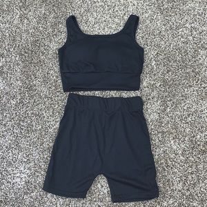 Biker short set